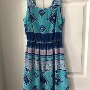 H&M Multicolor A-line Dress